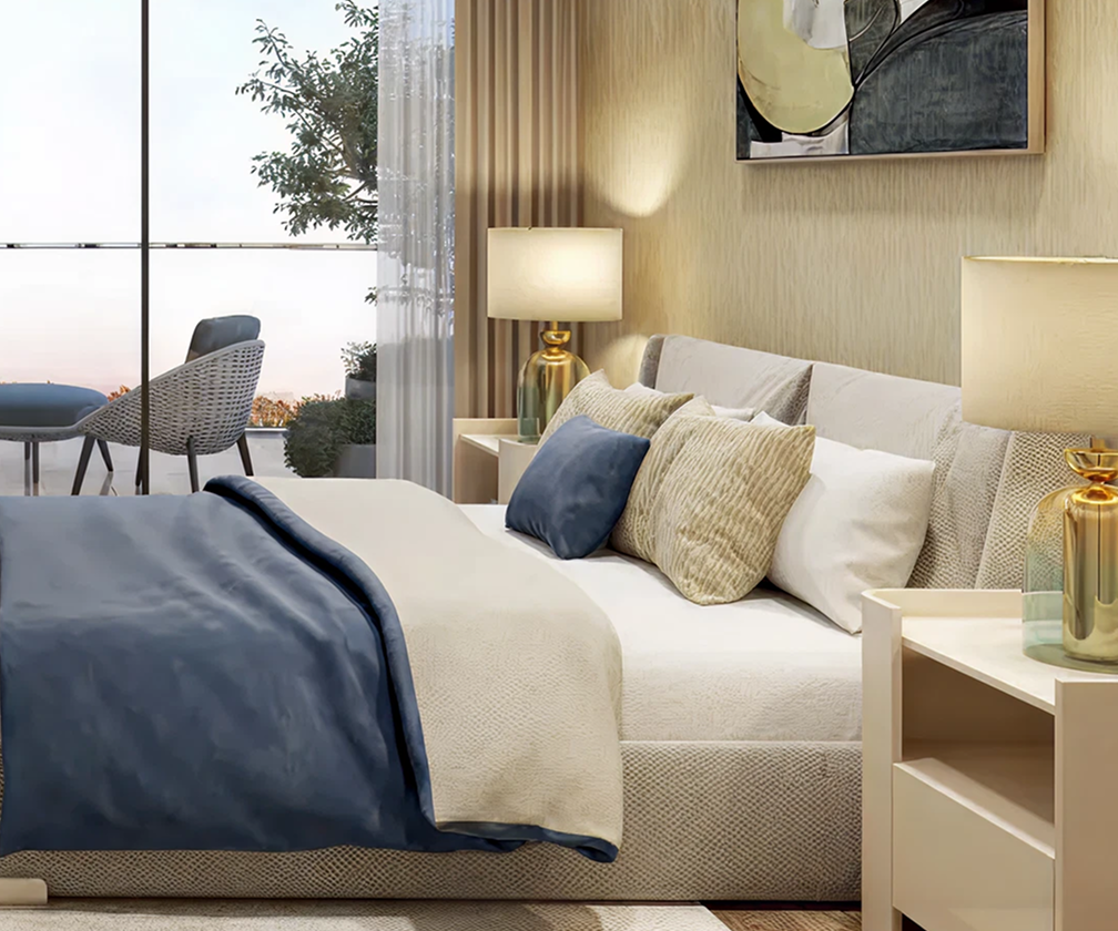 Warm, contemporary design with bright and welcoming interiors.